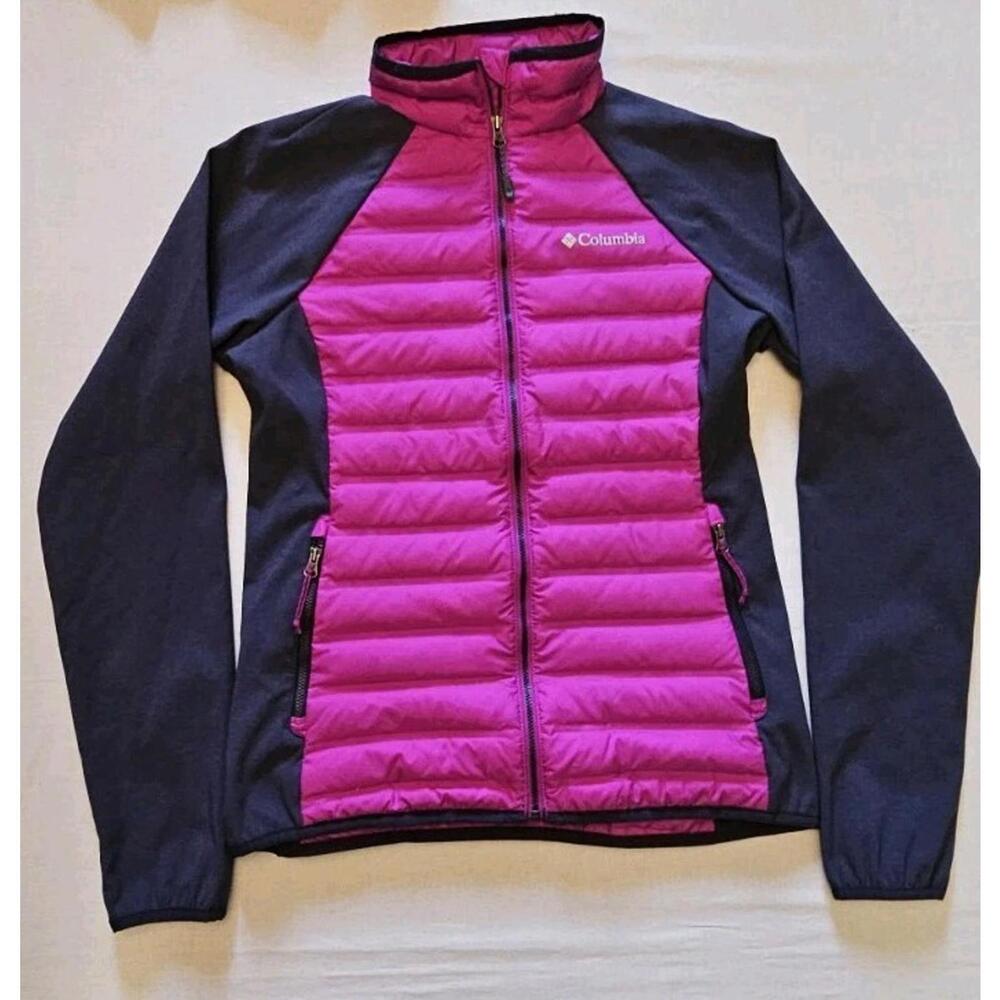 Columbia Flash Forward Hybrid Pink Power Insulated Down Jacket‎ Womens XS